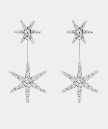 Crystal star drop Earrings